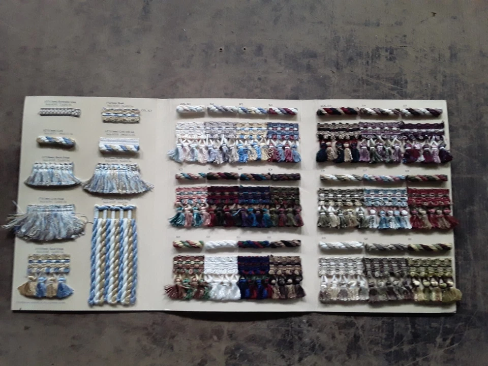 Vintage 1990's Imperial Collection Fabric Accessories Upholstery Samples Book  - Image 3 of 4