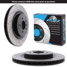 DISCHI FRENO FORATI POSTERIORI SCANALATI 365mm per gamma rover sport l494 v6 v8 13-17