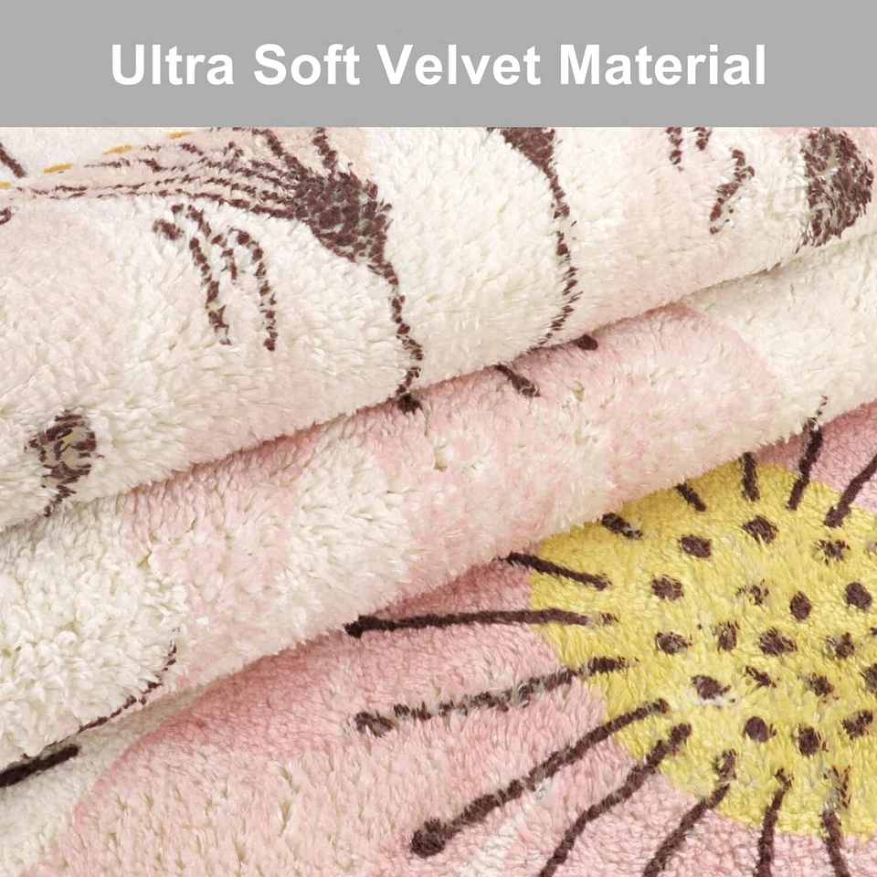 Alfombra redonda para dormitorio 5.3' círculo lindo área alfombra antideslizante Foto 3 de 4