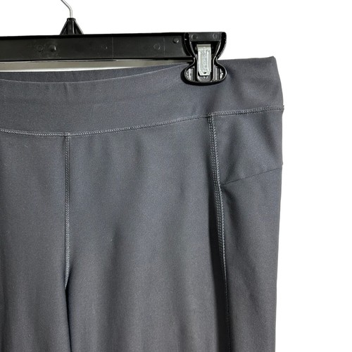 L.L. Bean Women's Sz M Reg Gray Cropped Straight Leg Pants Athletic Stretch - Picture 4 of 6