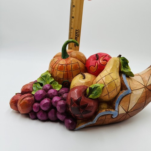 Seltenes 2017 Jim Shore Thanksgiving Ernte Füllhorn Herzstück 15" - Bild 16 von 16