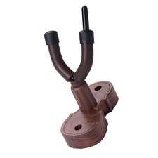 Wall Mount Violin Fiddle Viola Hanger Hook Keeper Rubber Cushion Wood Base TNVO