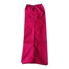 Women Scrub Bottom XL Color Raspberry 2 Leg Pockets Full Elastic Waistline