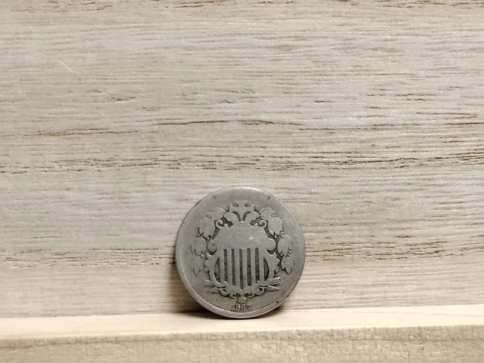 1867 Shiel Nickel "With Rays" US Coin - Image 2 of 4