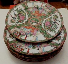 SET  DI 6 PIATTI CINESI IN PORCELLANA Vintage - Made In China - Come Da foto 