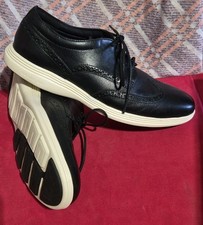 Cole Haan OriginalGrand Men  s 8M Black Leather Wingtip Oxford Dress Shoes C24089