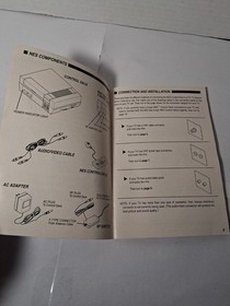 MANUAL ONLY Nintendo NES Control Deck Console Instruction Booklet Original 