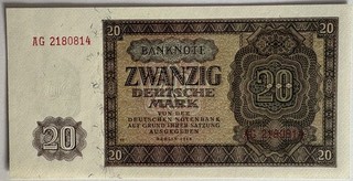 20 Deutsche Mark 1948 DDR kassenfrisch
