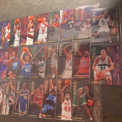 35 Karten Loot - Fleer 95-96 Skybox International Rookie NBA Basketball Loot