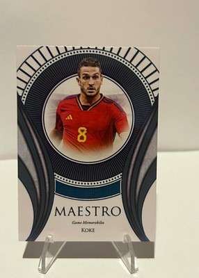Futera Unique 2023 Koke Maestro Spain Atletico Match Worn Patch 08/09 C1130