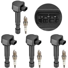 4pcs Replacement Ignition Coil Spark Plug Kit Fits Saturn Vue 3.5l 2004-2007 4pcs Replacement Ignition Coil Spark Plug Kit Fits Saturn Vue 3.5l 2004-2007