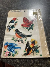 vintage meyercord decals Birds