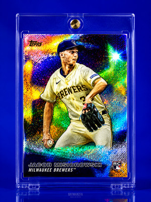 JACOB MISIOROWSKI ROOKIE GOLD REFRACTOR Topps SP Insert Gold Star of MLB CY YONG