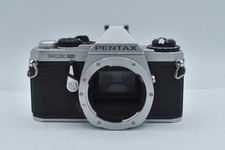 Pentax ME Super 35mm Film SLR Camera Body, Chrome Made in Japan