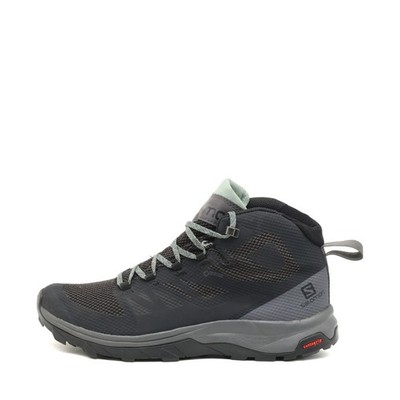 Salomon Herren OUTline MID GTX Stiefel Schwarz Synthetik Wanderschuhe EU 43 1/3