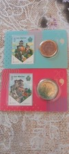 2 Euro /1 Euro SAN MARINO 2019 in Coin Card FDC with Stamps