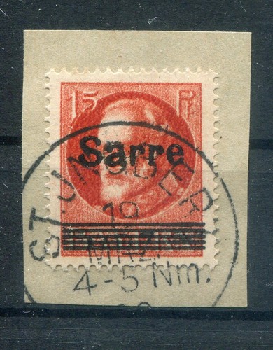 Saar 20A COLOR Gest. Luxury BPP 60EUR Stamp (78446
