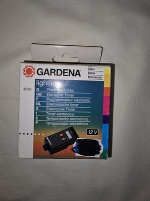 Gardena Lightline Electronic Timer 4230 Neu unbenutzt 