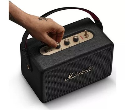 Marshall Kilburn III tragbarer drahtloser Bluetooth-Lautsprecher, schwarz & Messing - versiegelt