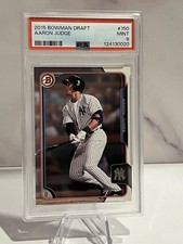 2015 BOWMAN DRAFT CHROME #150 AARON JUDGE PSA 9 MINT ROOKIE CARD RC