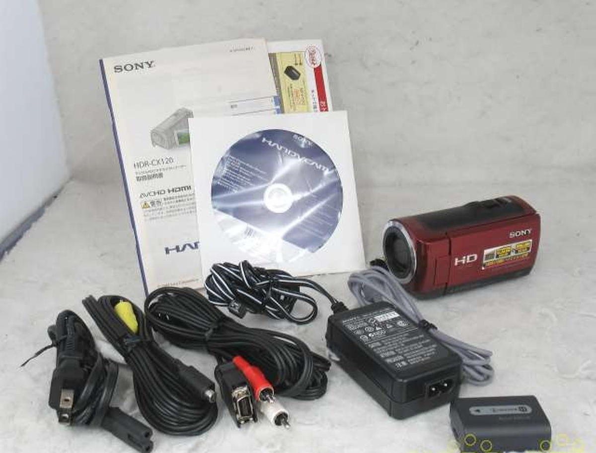 SONY HDR-CX120 Full HD Handycam Digital Video Camera 10x optical