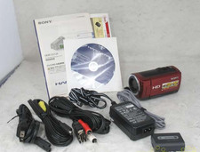 SONY HDR-CX120 Full HD Handycam Digital Video Camera 10x optical zoom Red Japan