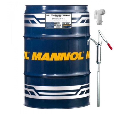 208 Liter TO-4 Powertrain Oil SAE 10W Motoröl inkl. Hahn und Handpumpe