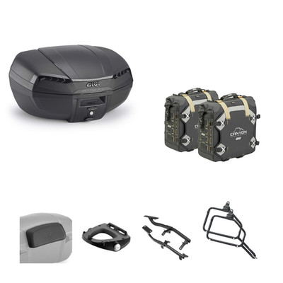 GIVI Pannier and Bag Set E46NB GRT725 for Suzuki DL V-Strom 2017-2024