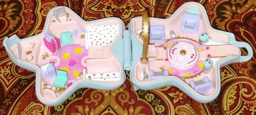 1992 Fashion Fun Star Compact Only No Doll Vintage Bluebird Polly Pocket Toy (B - Picture 2 of 5