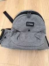 Tush Baby Hip Seat Carrier Grey TushBaby Used Twice EUC Toddler Hip Carry