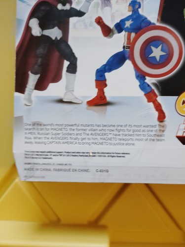 2012 Marvel XMen Comic Packs Magneto & Captain America Action Figures - Picture 8 of 9