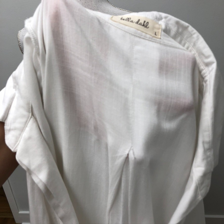 Bella Dahl Split Back Button Down Top Blouse Wome… - image 19