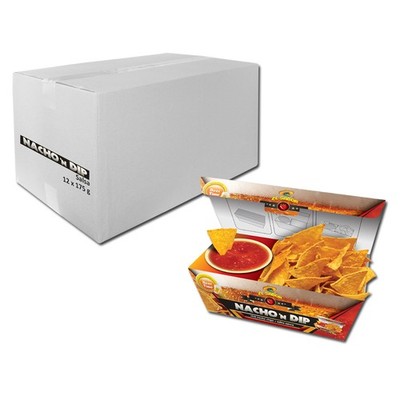(11,82 /1kg) Nacho'n Dip, Tortilla Chili Chips mit Salsa Dip 175g 12 Stk