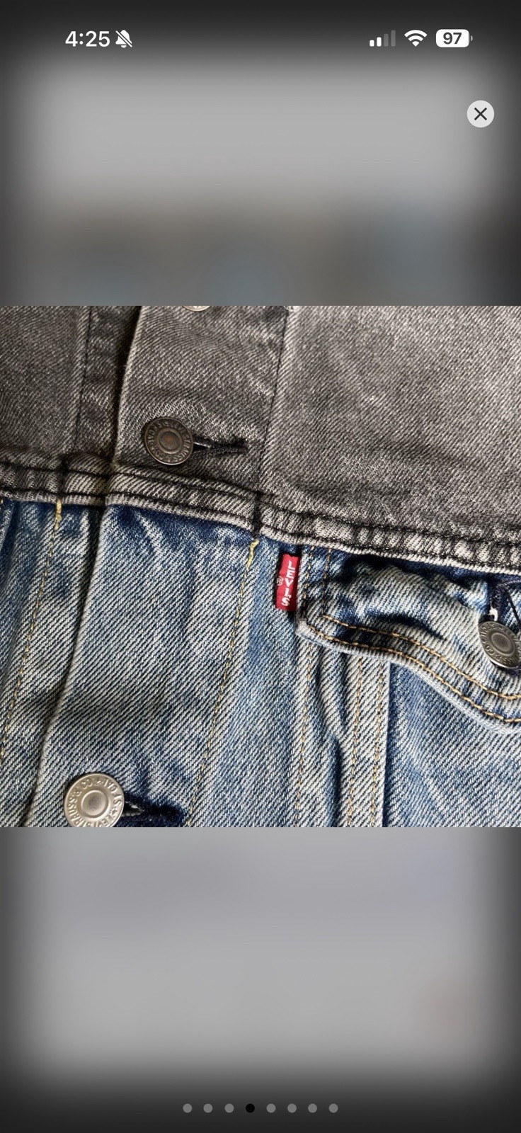 Levis Two Tone Denim Jacket - image 4