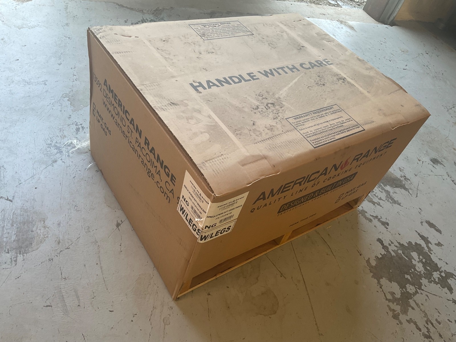 American Range AEMG-24 Griddle Natural Gas New In Crate