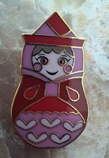 Disney Pin Trading Nesting Dolls Mini Mystery Pin Flora Collectable Rare