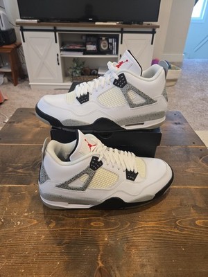 Nike Jordan IV 4 Retro Golf White Cement (2020) Size 15 Mens  CU9981-100 NEW 