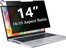 Magnetic Laptop Privacy Screen 14 Inch 16:10, Removable Privacy Filter