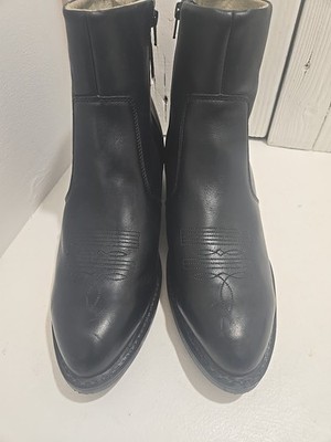 DURANGO Western DB950 Men's 13EE CM31.OEE Side Zip Ankle Boots Black ...