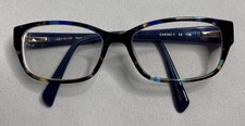 VTG ELIZABETH ARDEN EA-6060-1 TORTOISE BLUE Rectangle Eyeglasses FRAMES ONLY