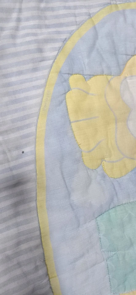 Manta bebé vintage años 90 estampado animal Foto 4 de 4