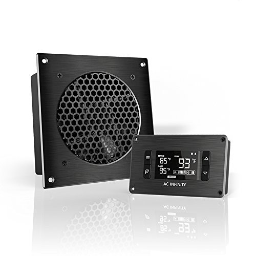 AC Infinity AIRPLATE T3, Quiet Cooling Fan System 6" with Thermostat Control, - Picture 1 of 8