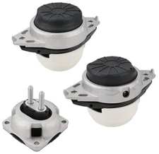  3Pcs Engine Motor Transmission Mount Kit Replacement for Mercedes-Benz 