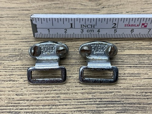 CYCLO SADDLE BAG CLIPS / MOUNTING LOOPS - 1970’S 1980’S - Fits Most Seat Rails - Picture 2 of 5