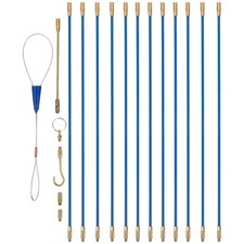 Electrical Tools Fish Tape Set Fiberglass Cable Rods Electircal Wire