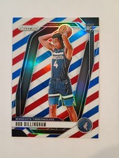 2024-25 Prizm Basketball Red White Blue Prizm Rob Dillingham #250 RC