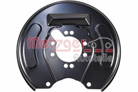 Spritzblech Bremsscheibe Hinten Links Metzger 6115309 FÜR Mitsubishi Volvo