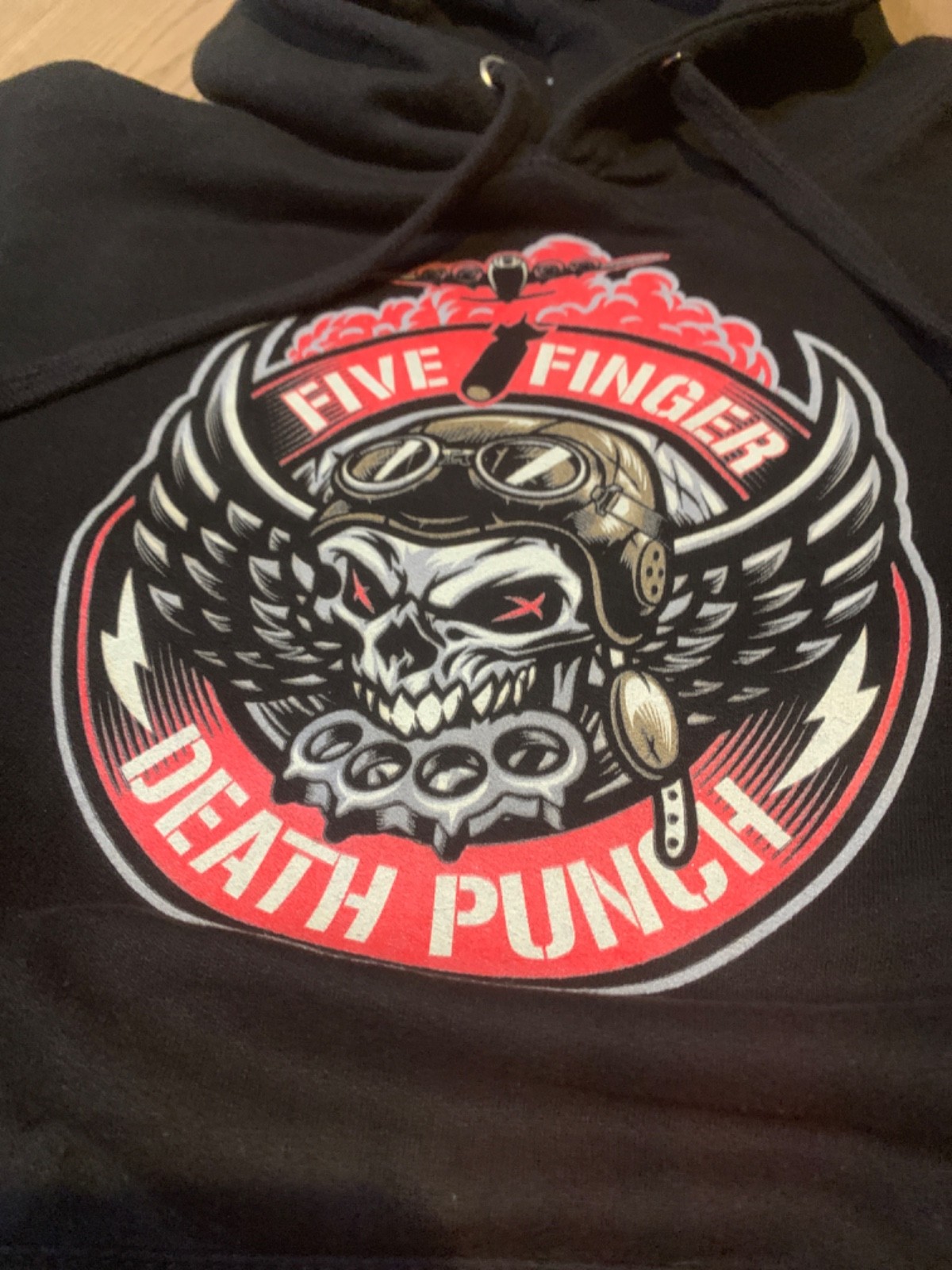 Five Finger Death Punch - Bomber Patch Pullover H… - image 2