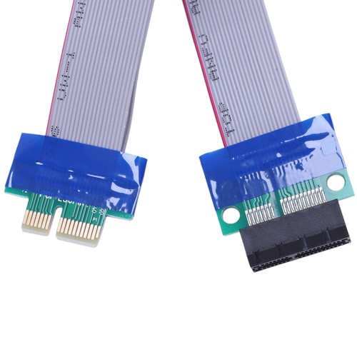 PCI-Express PCI-E 1X Riser Card Flex Extender Extension Cable for PC ...