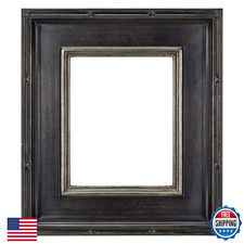 Creative Mark Museum Plein Aire Ornate Picture Frame - 9X12 - Antique Black